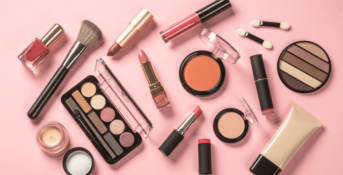 Various makeup products